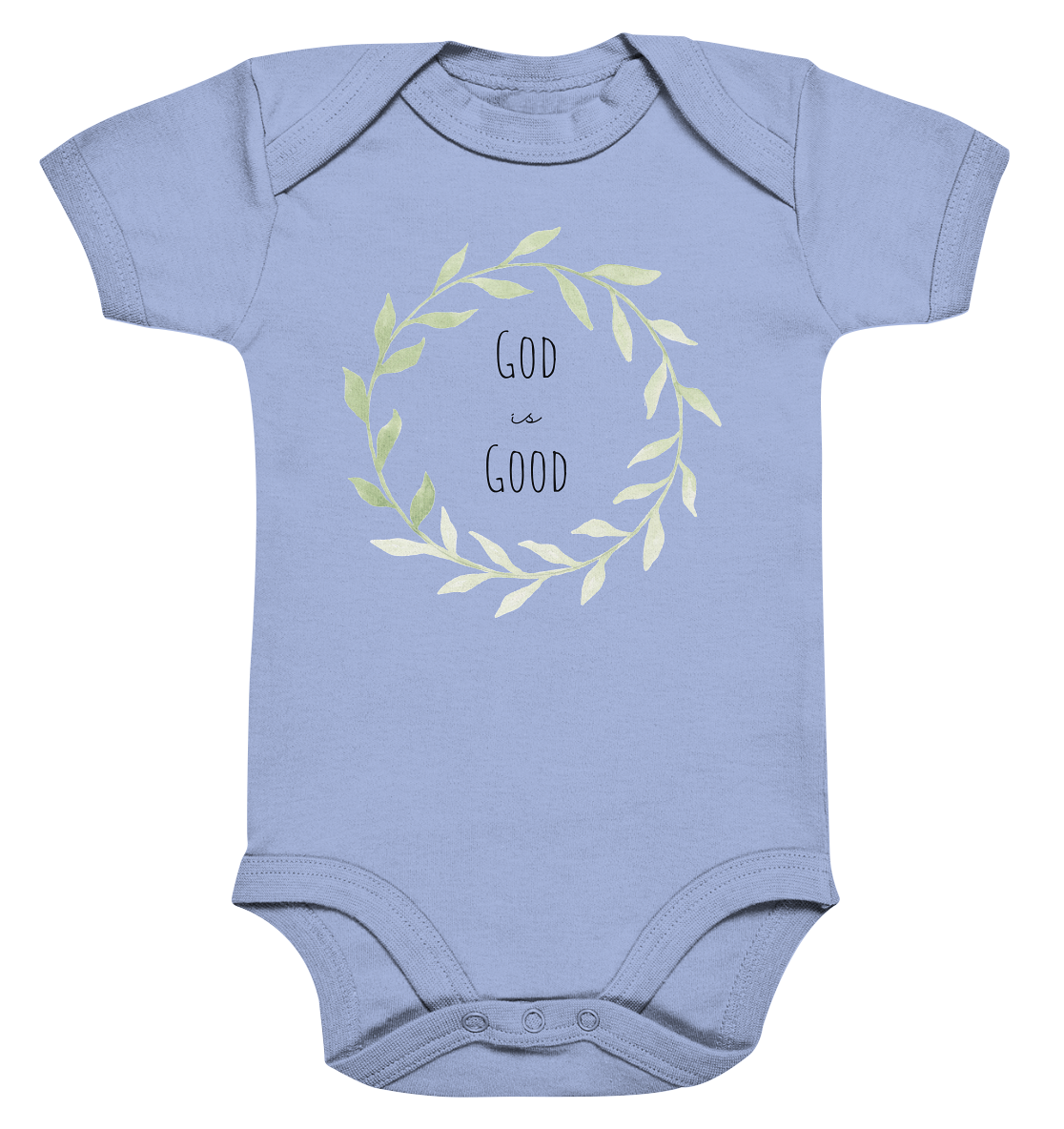 God is good - Organic Baby Bodysuit - wertvoll und geliebt 