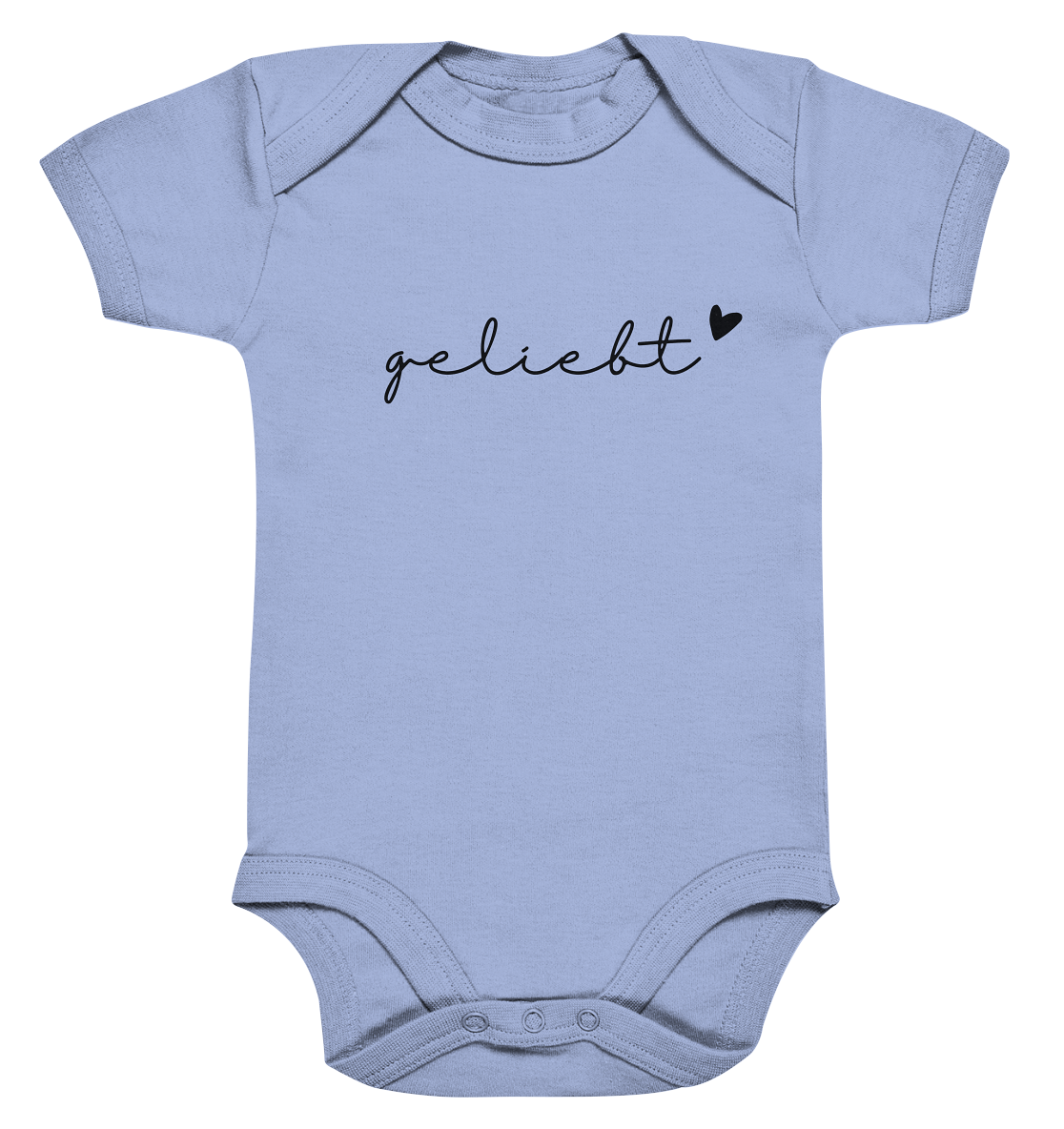 geliebt - Organic Baby Bodysuit - wertvoll und geliebt 