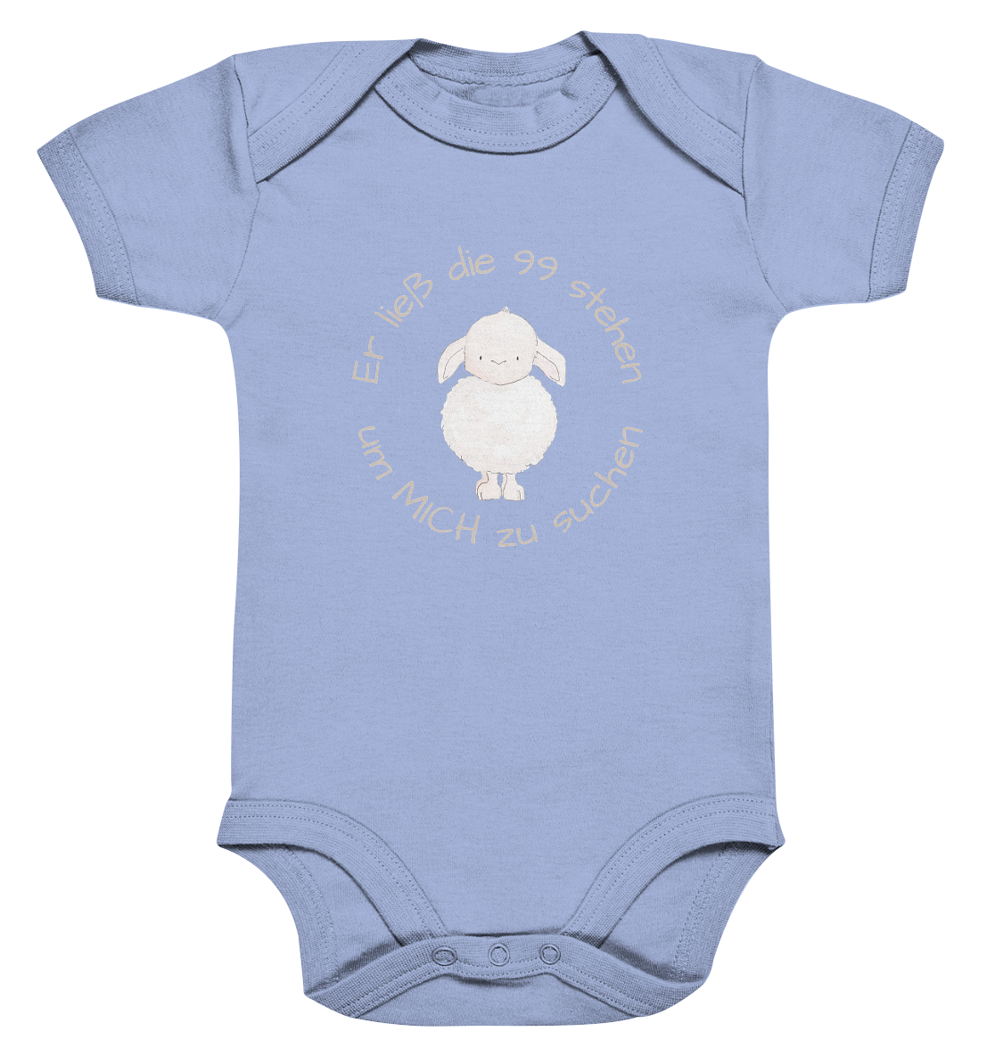 Er ließ die 99 stehen - Organic Baby Bodysuit - wertvoll und geliebt 
