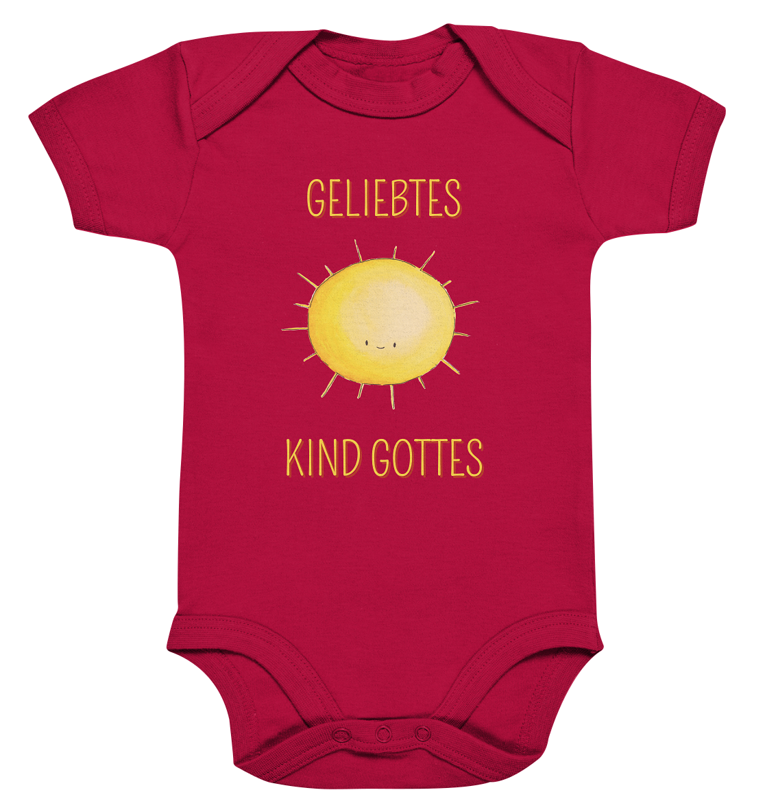 Geliebtes Kind Gottes - Organic Baby Bodysuit - wertvoll und geliebt 