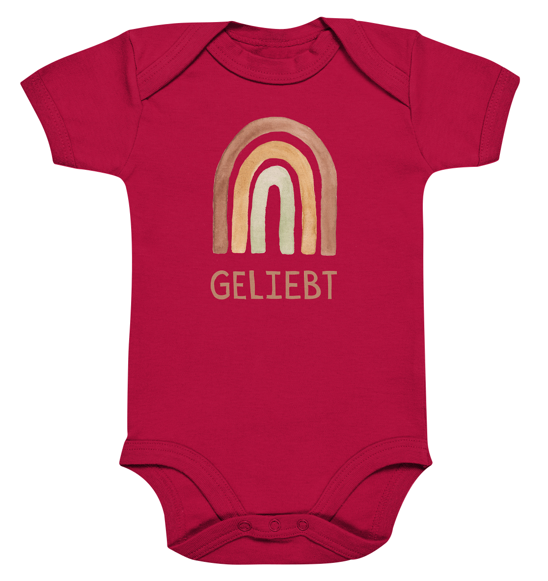 Geliebt Jungs - Organic Baby Bodysuit - wertvoll und geliebt 