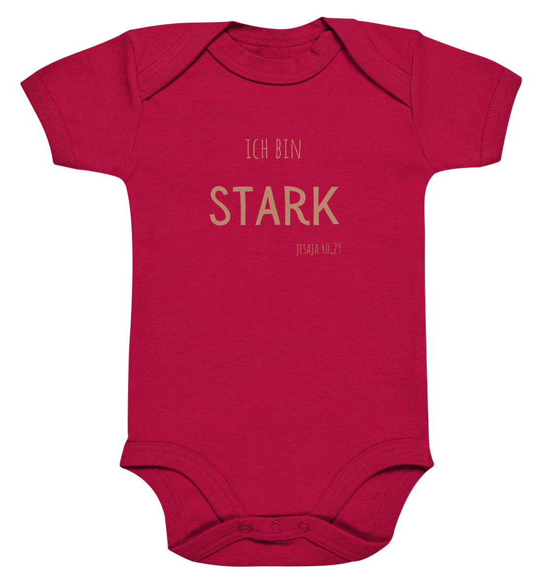 Stark - Organic Baby Bodysuit - wertvoll und geliebt 