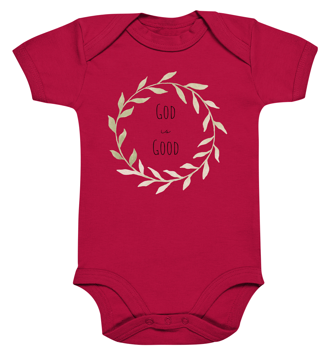 God is good - Organic Baby Bodysuit - wertvoll und geliebt 