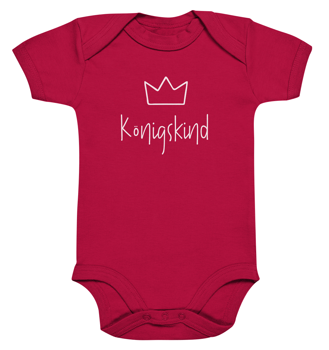 Königskind - Organic Baby Bodysuit - wertvoll und geliebt 