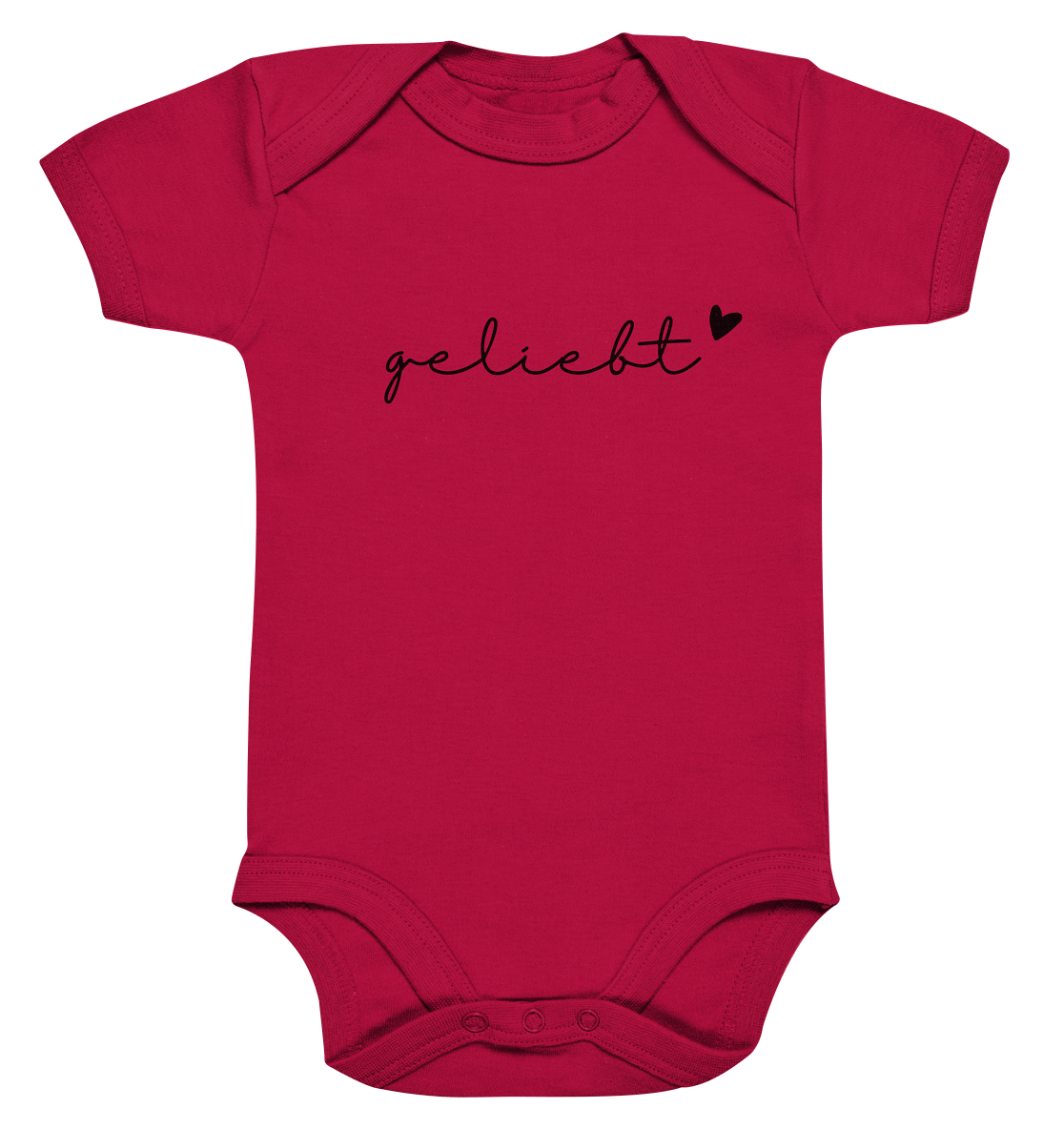 geliebt - Organic Baby Bodysuit - wertvoll und geliebt 