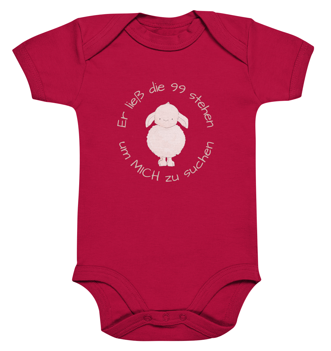 Er ließ die 99 stehen - Organic Baby Bodysuit - wertvoll und geliebt 