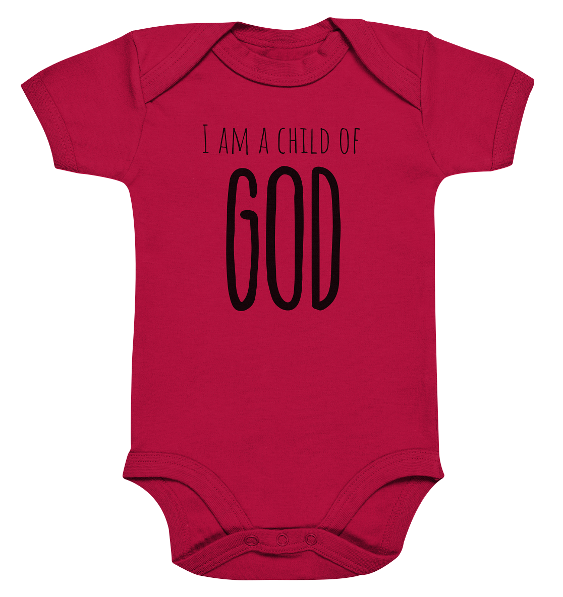I am a child of God - Organic Baby Bodysuit - wertvoll und geliebt 