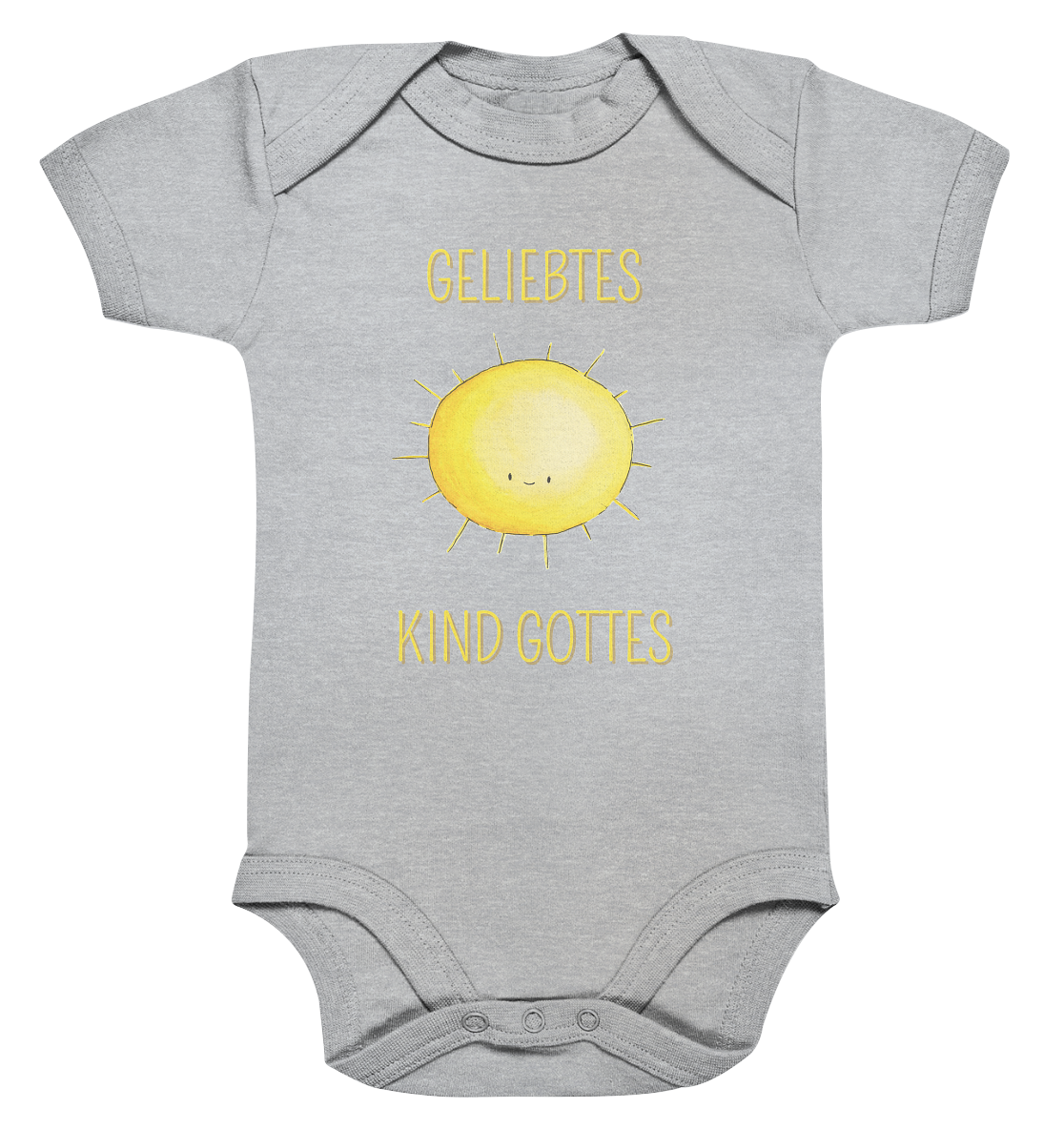 Geliebtes Kind Gottes - Organic Baby Bodysuit - wertvoll und geliebt 