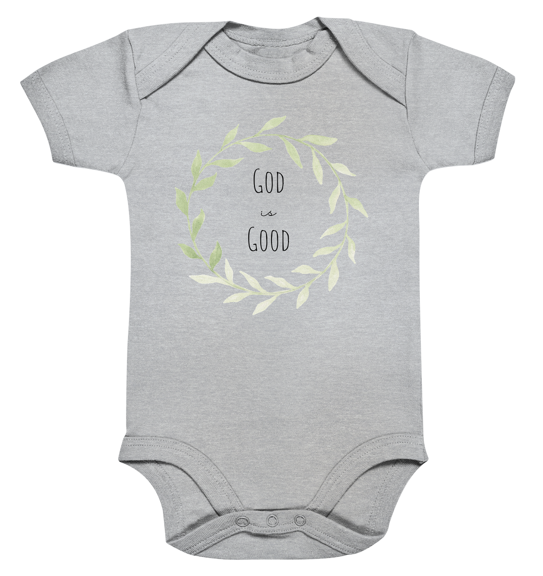 God is good - Organic Baby Bodysuit - wertvoll und geliebt 