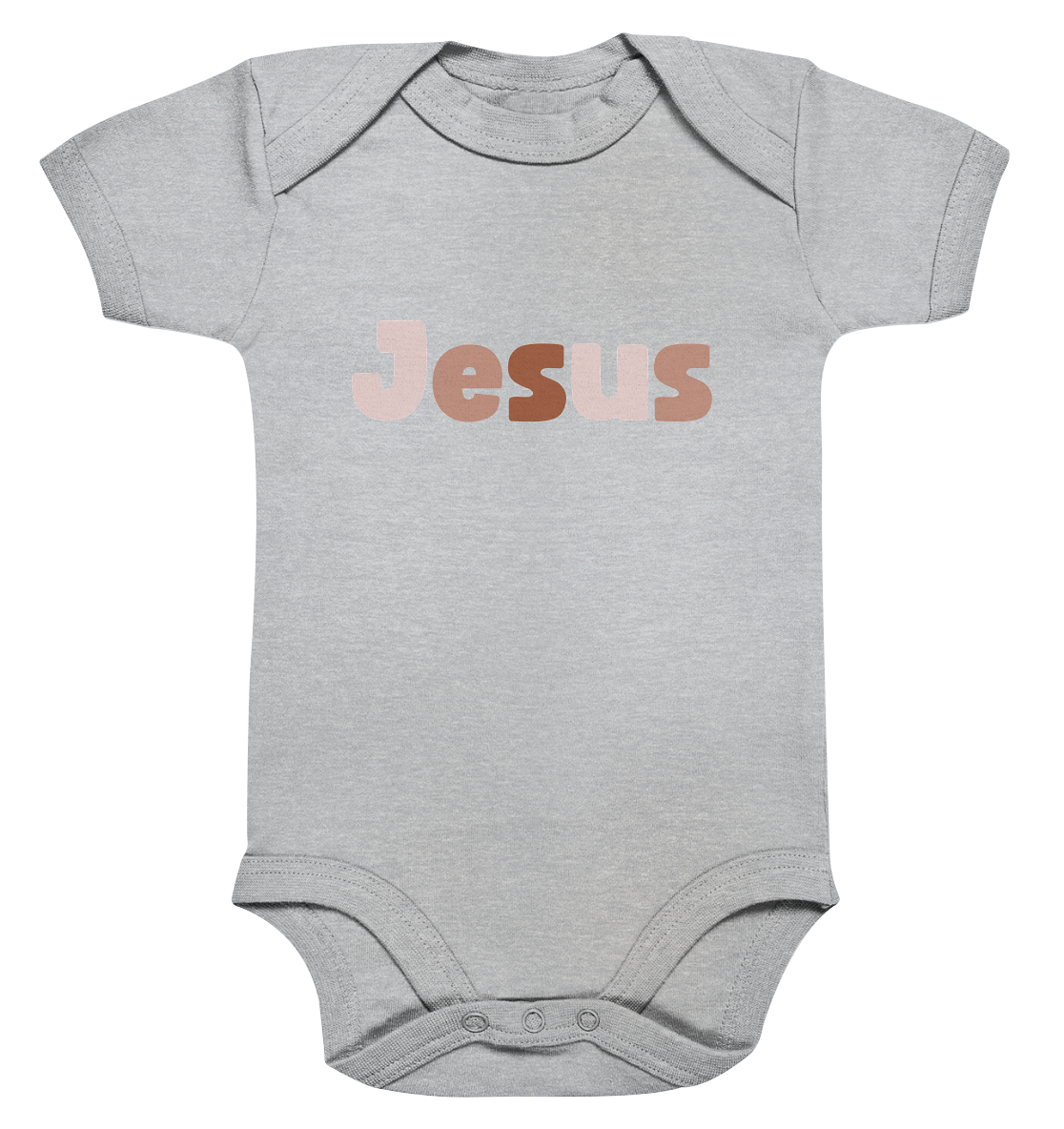 Jesus - Organic Baby Bodysuit - wertvoll und geliebt 