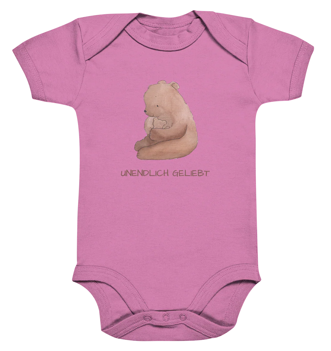 Unendlich geliebt - Organic Baby Bodysuit - wertvoll und geliebt 
