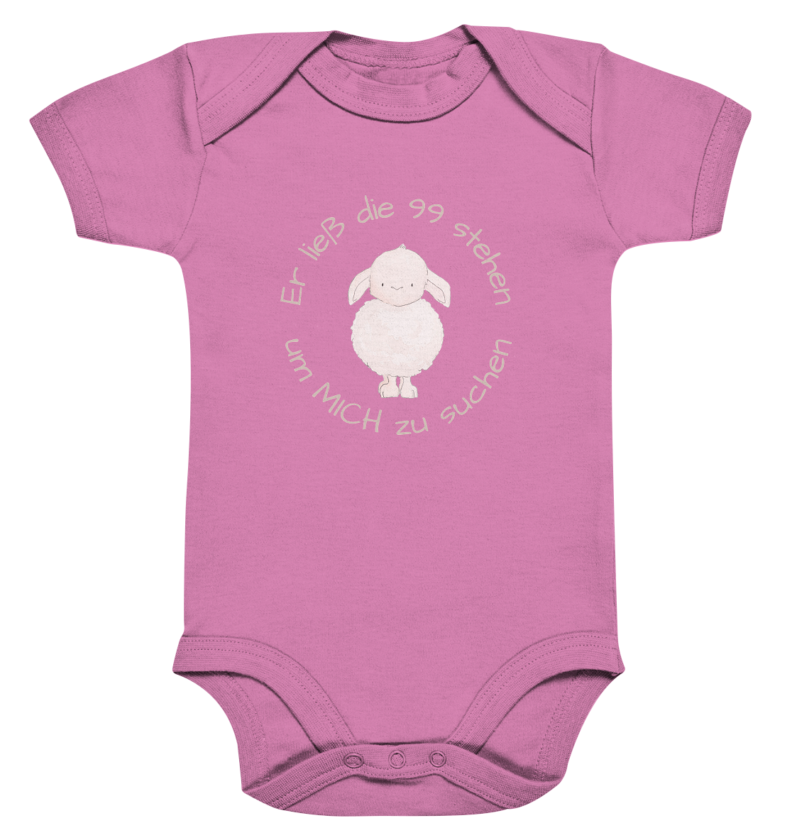 Er ließ die 99 stehen - Organic Baby Bodysuit - wertvoll und geliebt 