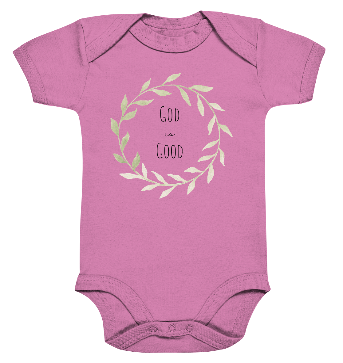 God is good - Organic Baby Bodysuit - wertvoll und geliebt 