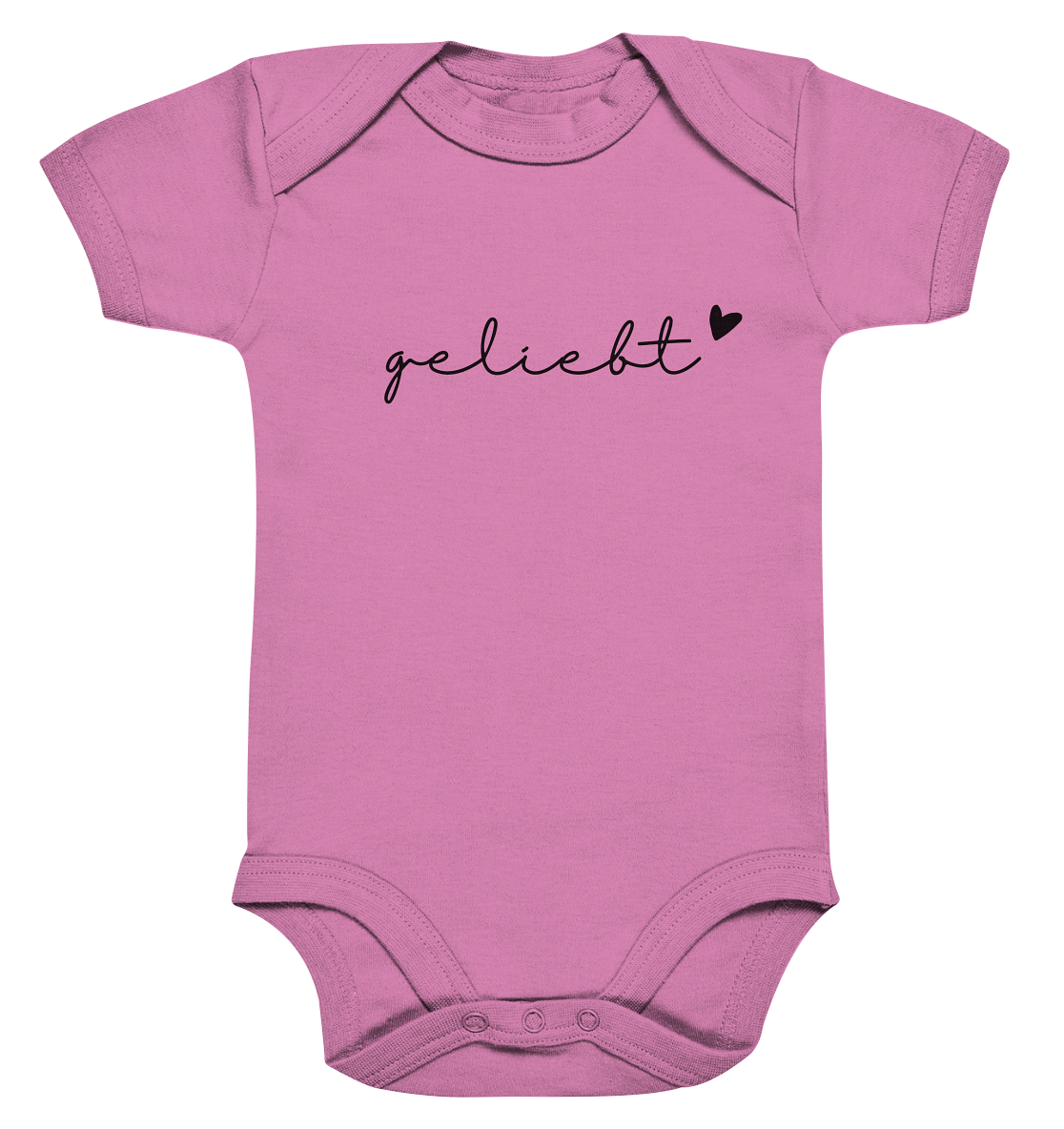 geliebt - Organic Baby Bodysuit - wertvoll und geliebt 