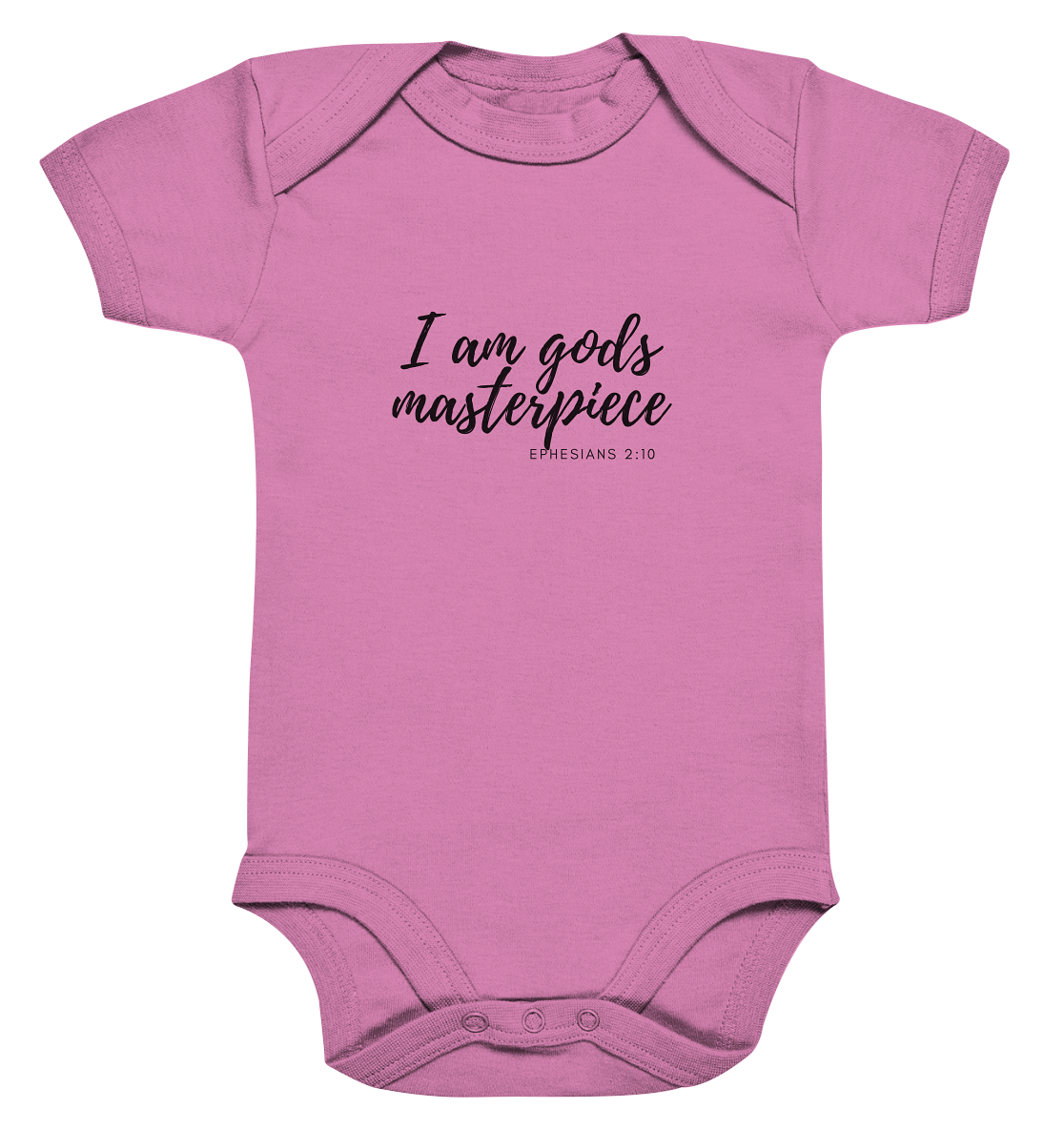 Gods Masterpiece - Organic Baby Bodysuit - wertvoll und geliebt 