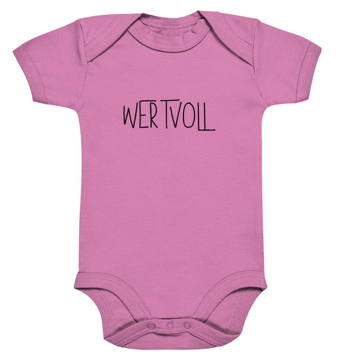 Wertvoll - Organic Baby Bodysuit - wertvoll und geliebt 