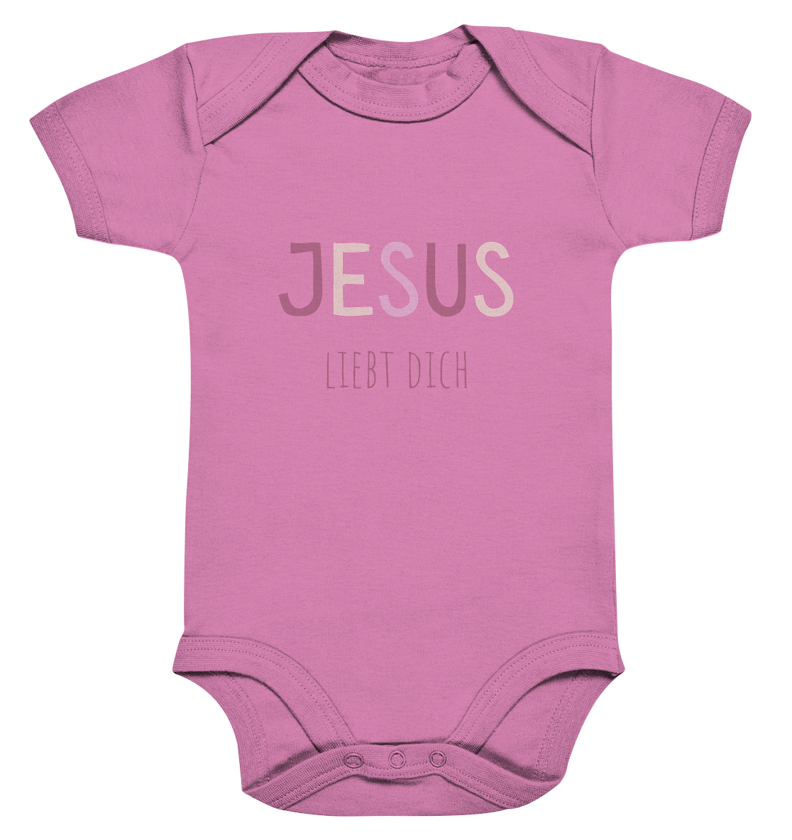 Jesus liebt dich Mädchen - Organic Baby Bodysuit - wertvoll und geliebt 