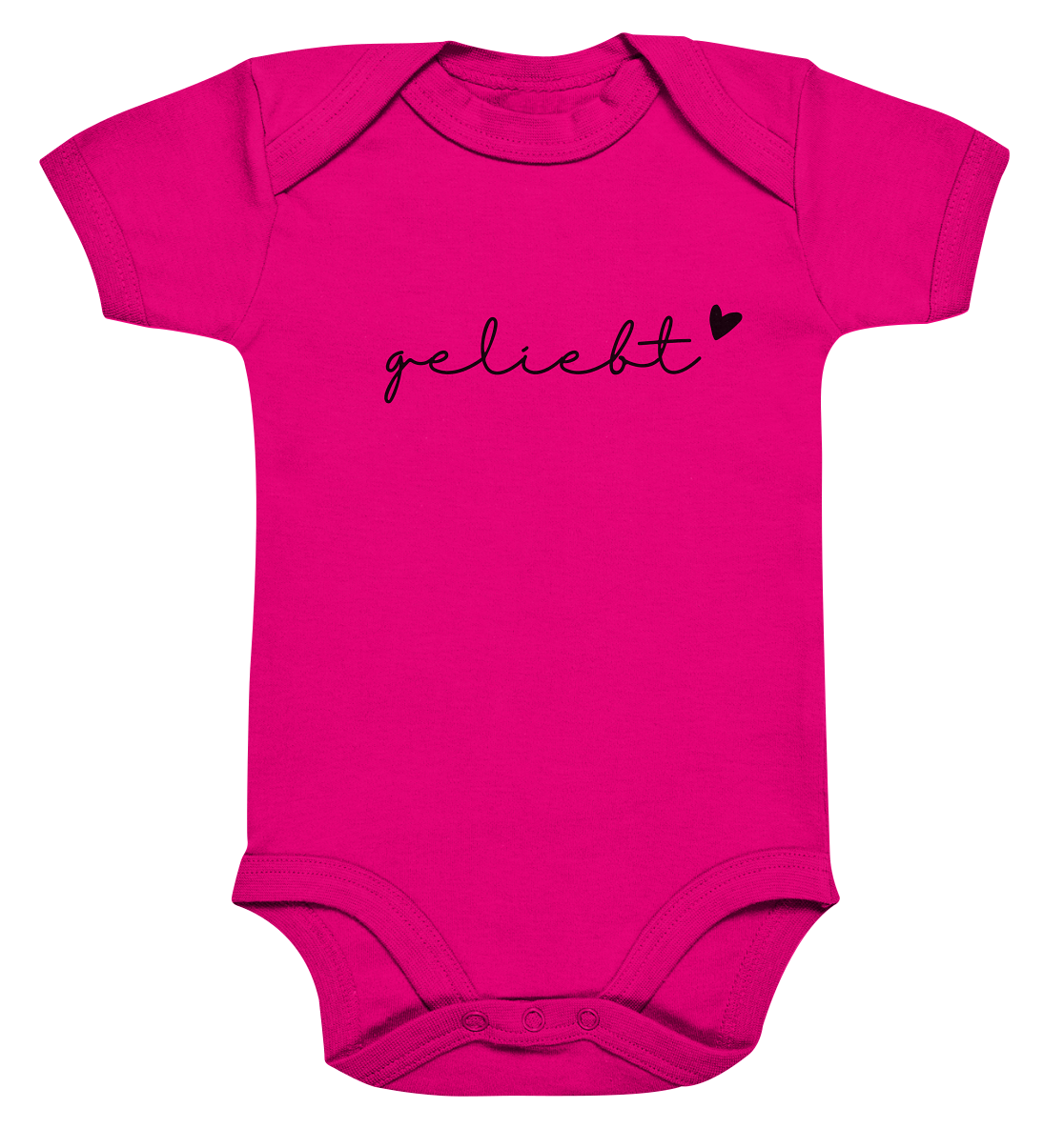 geliebt - Organic Baby Bodysuit - wertvoll und geliebt 