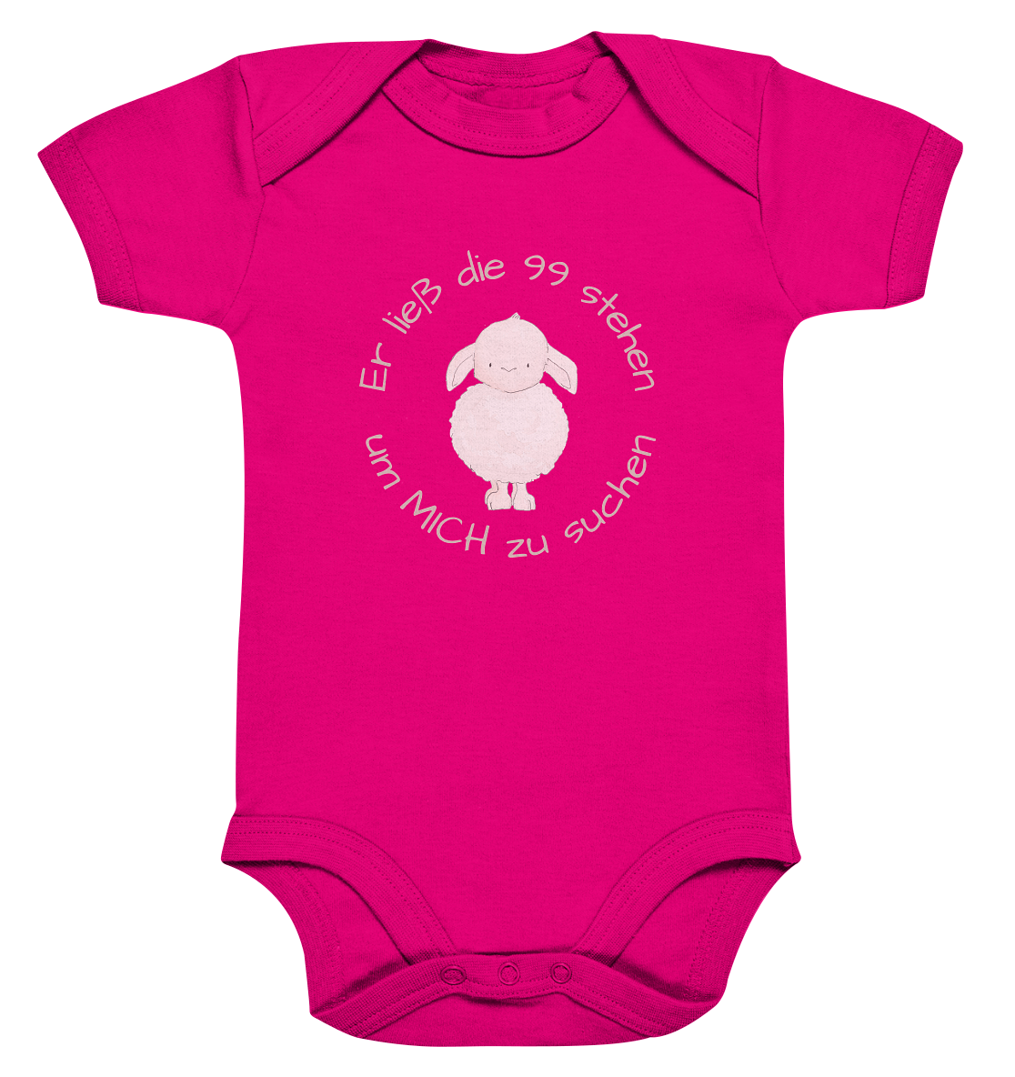 Er ließ die 99 stehen - Organic Baby Bodysuit - wertvoll und geliebt 