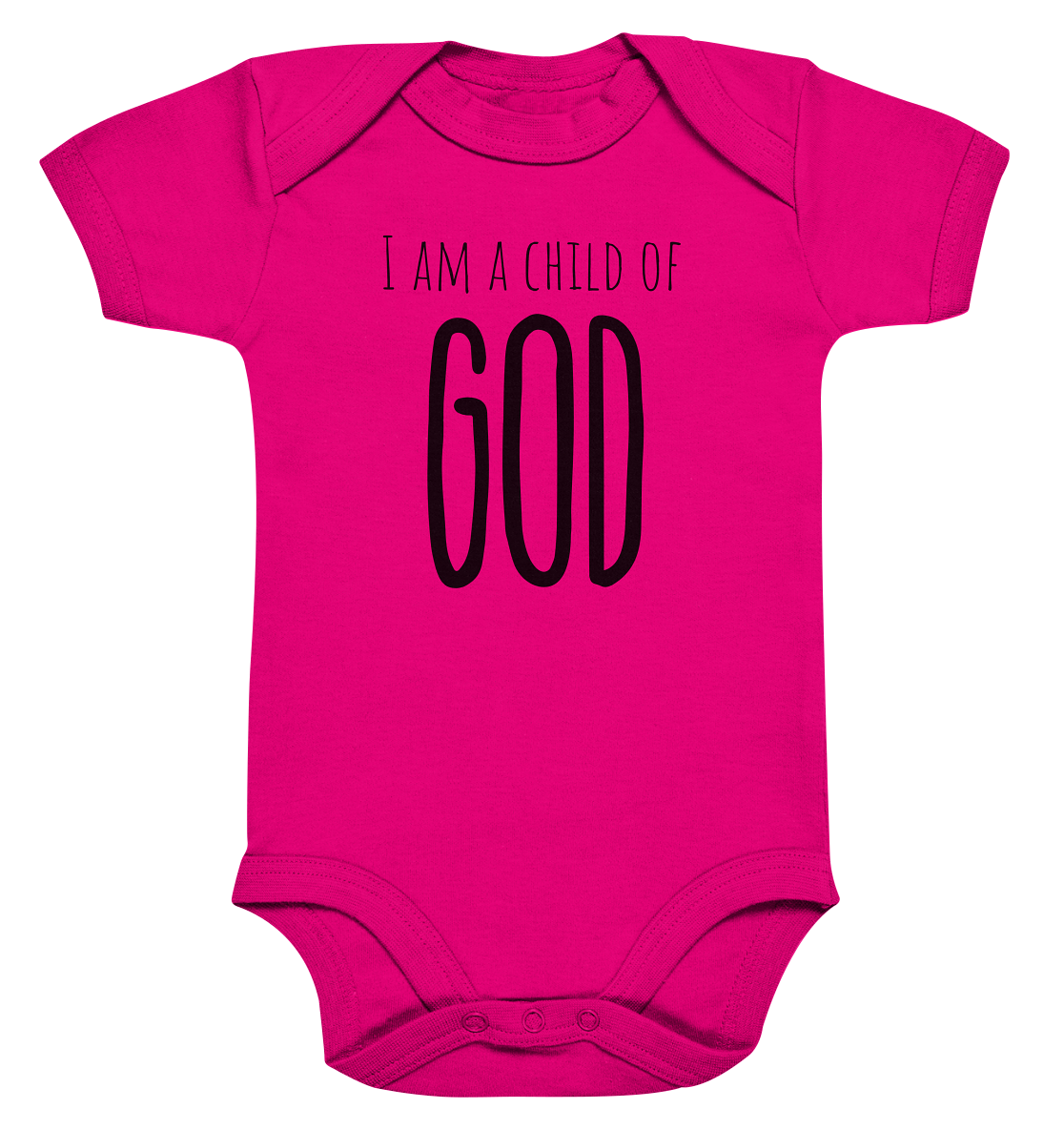 I am a child of God - Organic Baby Bodysuit - wertvoll und geliebt 