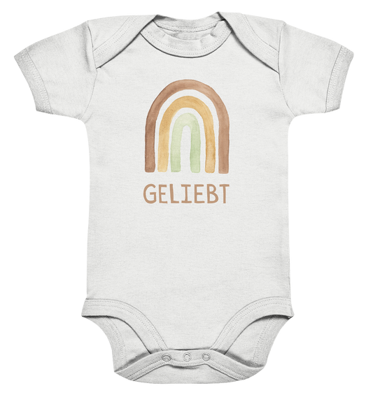 Geliebt Jungs - Organic Baby Bodysuit - wertvoll und geliebt 
