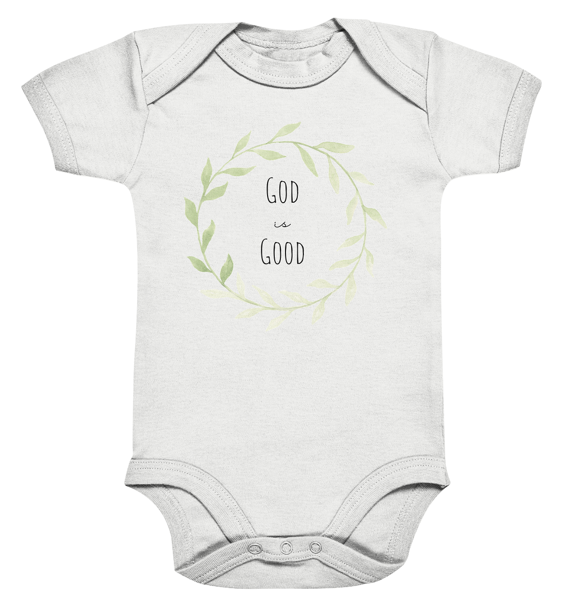 God is good - Organic Baby Bodysuit - wertvoll und geliebt 