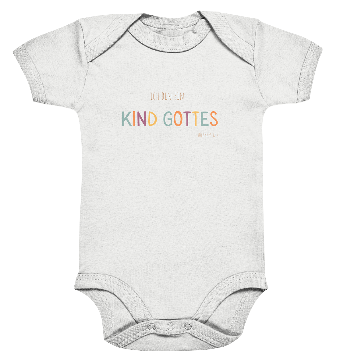Kind Gottes - Organic Baby Bodysuit - wertvoll und geliebt 