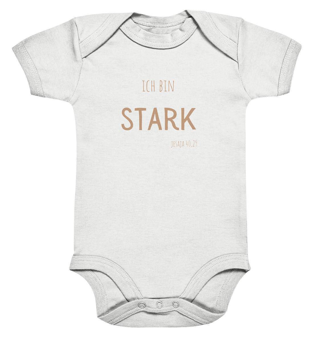 Stark - Organic Baby Bodysuit - wertvoll und geliebt 