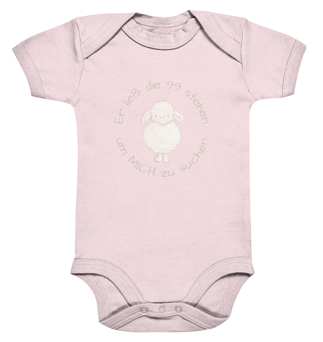Er ließ die 99 stehen - Organic Baby Bodysuit - wertvoll und geliebt 