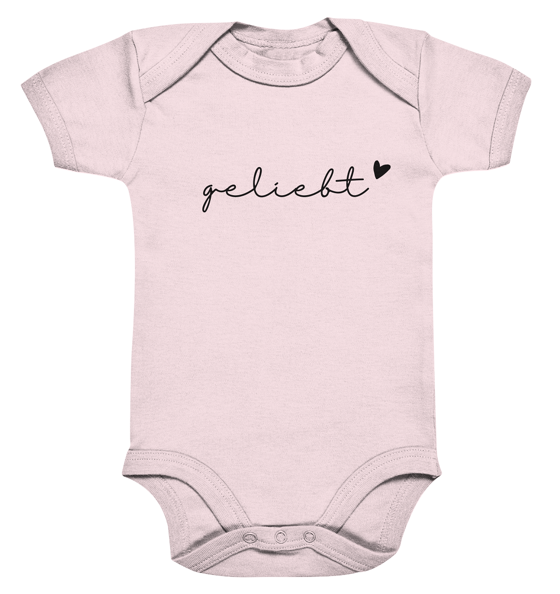 geliebt - Organic Baby Bodysuit - wertvoll und geliebt 