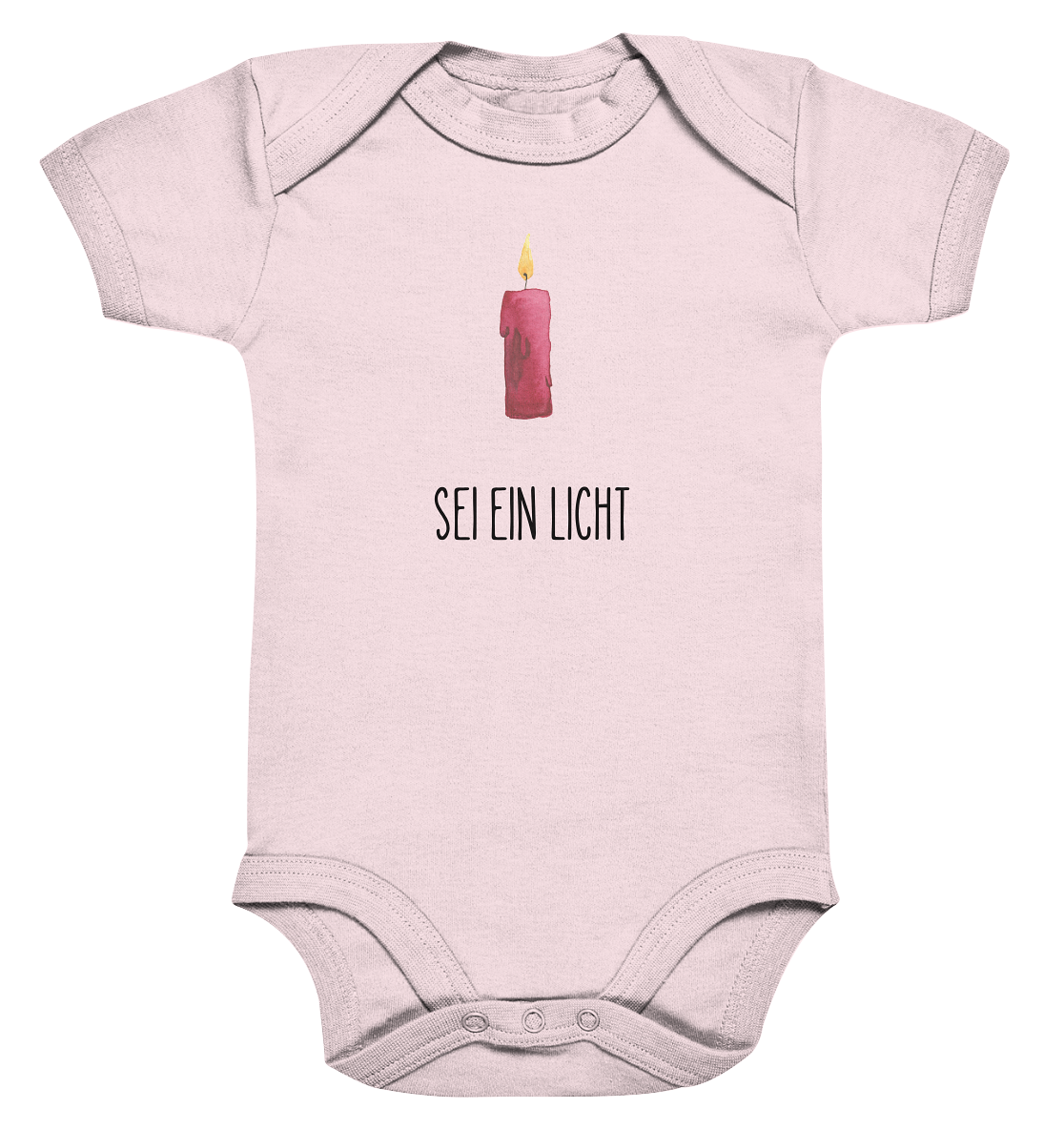 Sei ein Licht - Organic Baby Bodysuit - wertvoll und geliebt 