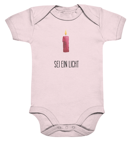 Sei ein Licht - Organic Baby Bodysuit - wertvoll und geliebt 