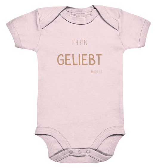 Geliebt - Organic Baby Bodysuit - wertvoll und geliebt 