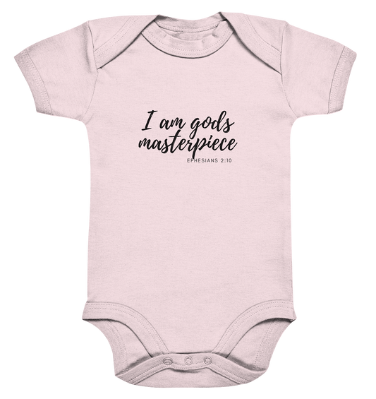 Gods Masterpiece - Organic Baby Bodysuit - wertvoll und geliebt 