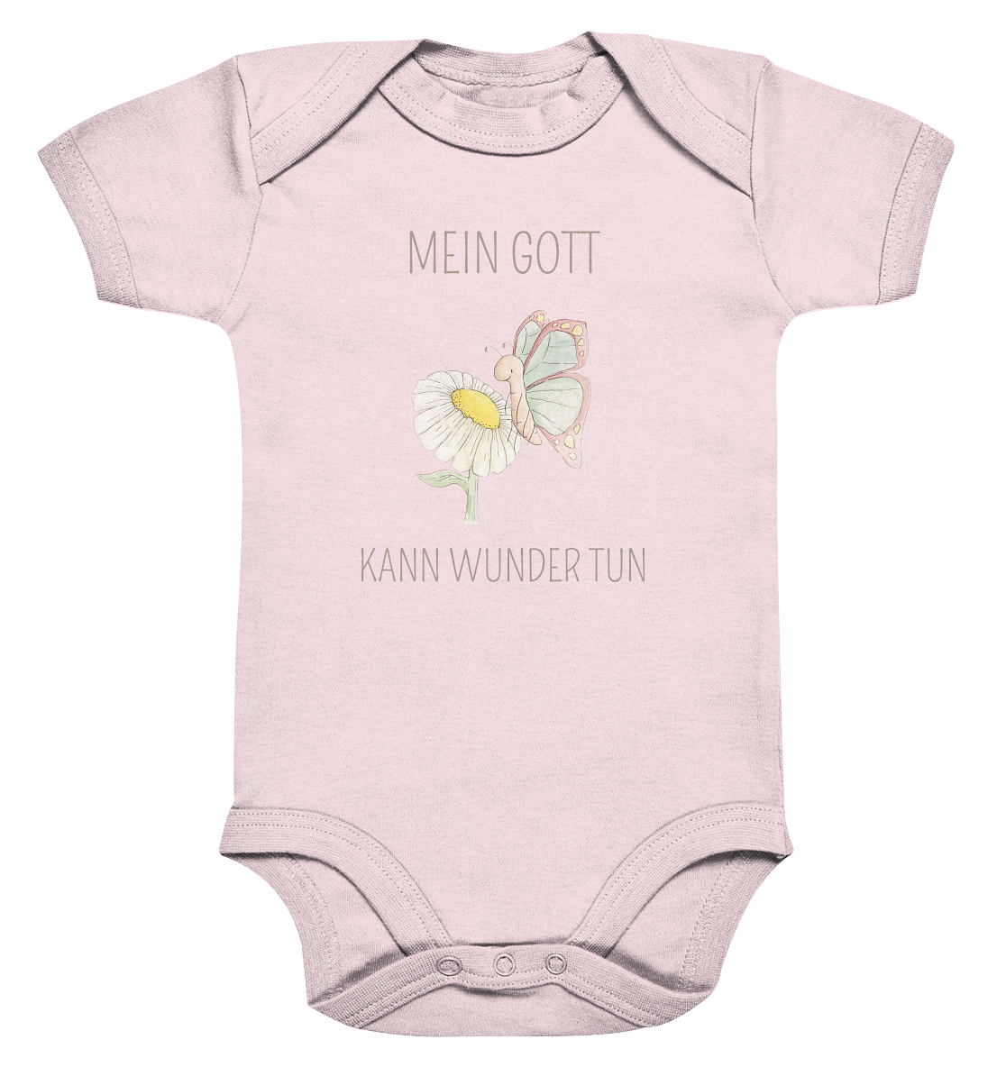 Mein Gott kann Wunder tun - Organic Baby Bodysuit - wertvoll und geliebt 