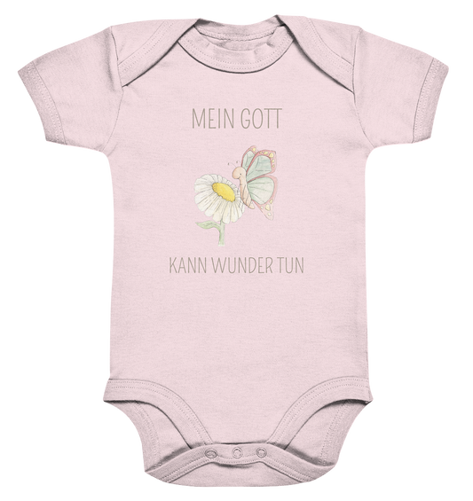 Mein Gott kann Wunder tun - Organic Baby Bodysuit - wertvoll und geliebt 