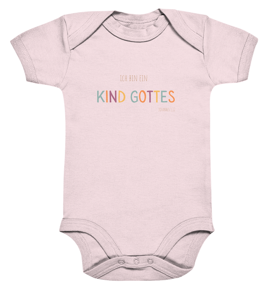 Kind Gottes - Organic Baby Bodysuit - wertvoll und geliebt 
