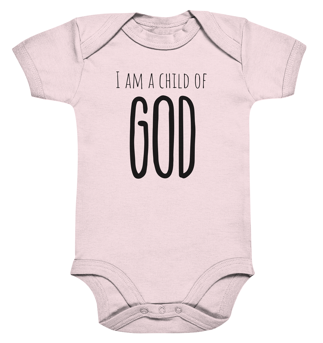 I am a child of God - Organic Baby Bodysuit - wertvoll und geliebt 