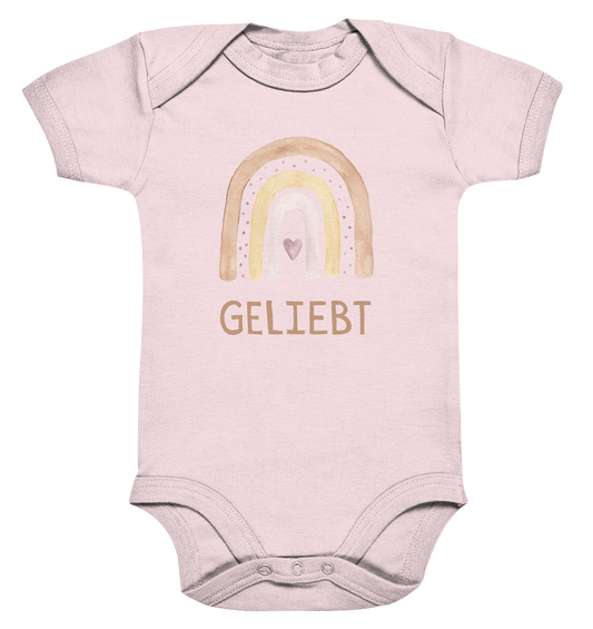 Geliebt Mädchen - Organic Baby Bodysuit - wertvoll und geliebt 