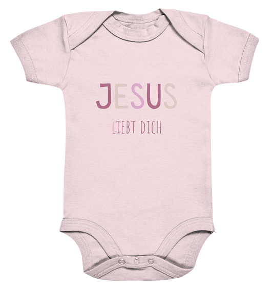 Jesus liebt dich Mädchen - Organic Baby Bodysuit - wertvoll und geliebt 