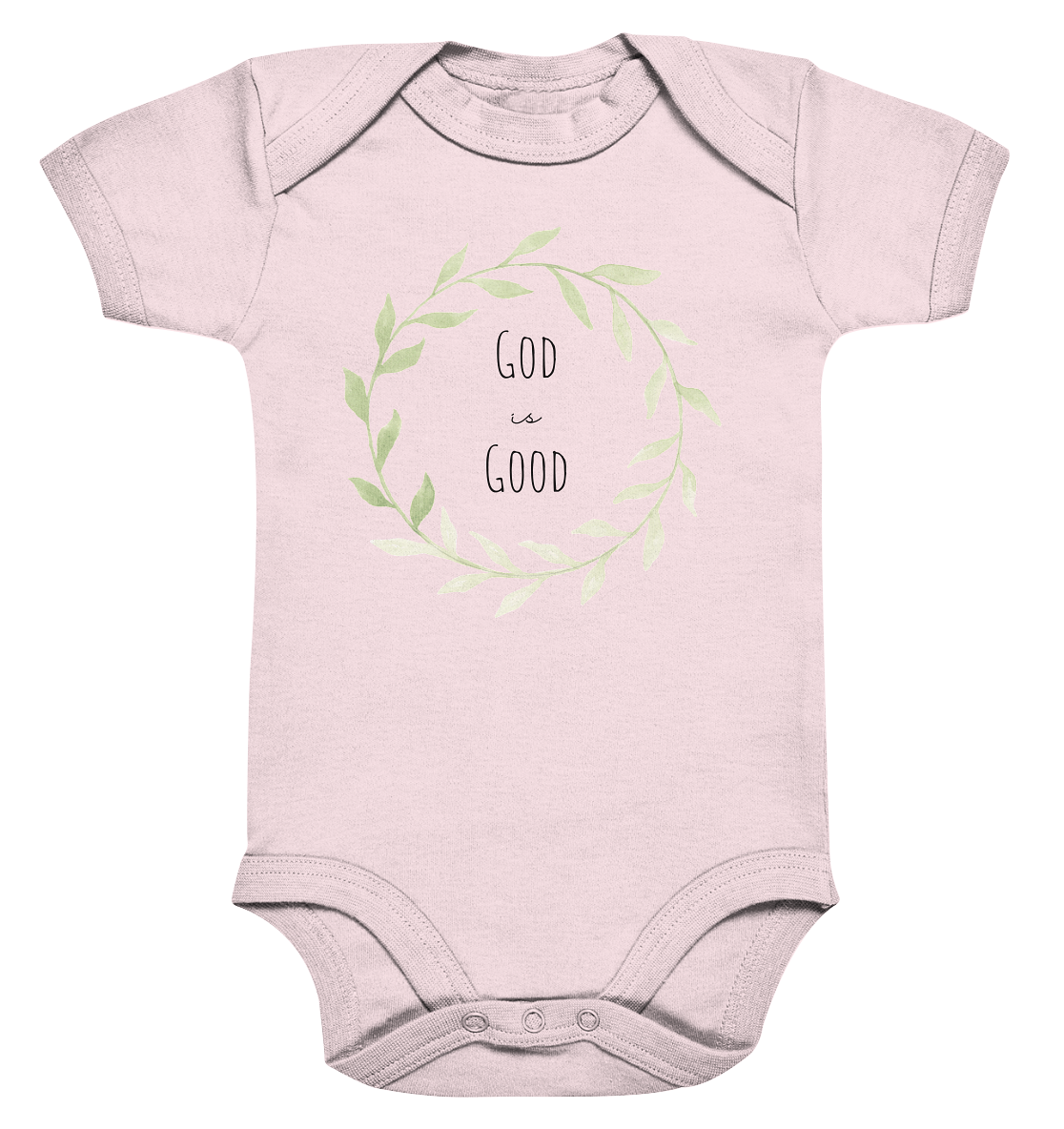 God is good - Organic Baby Bodysuit - wertvoll und geliebt 