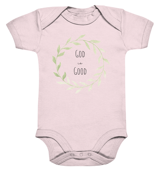 God is good - Organic Baby Bodysuit - wertvoll und geliebt 