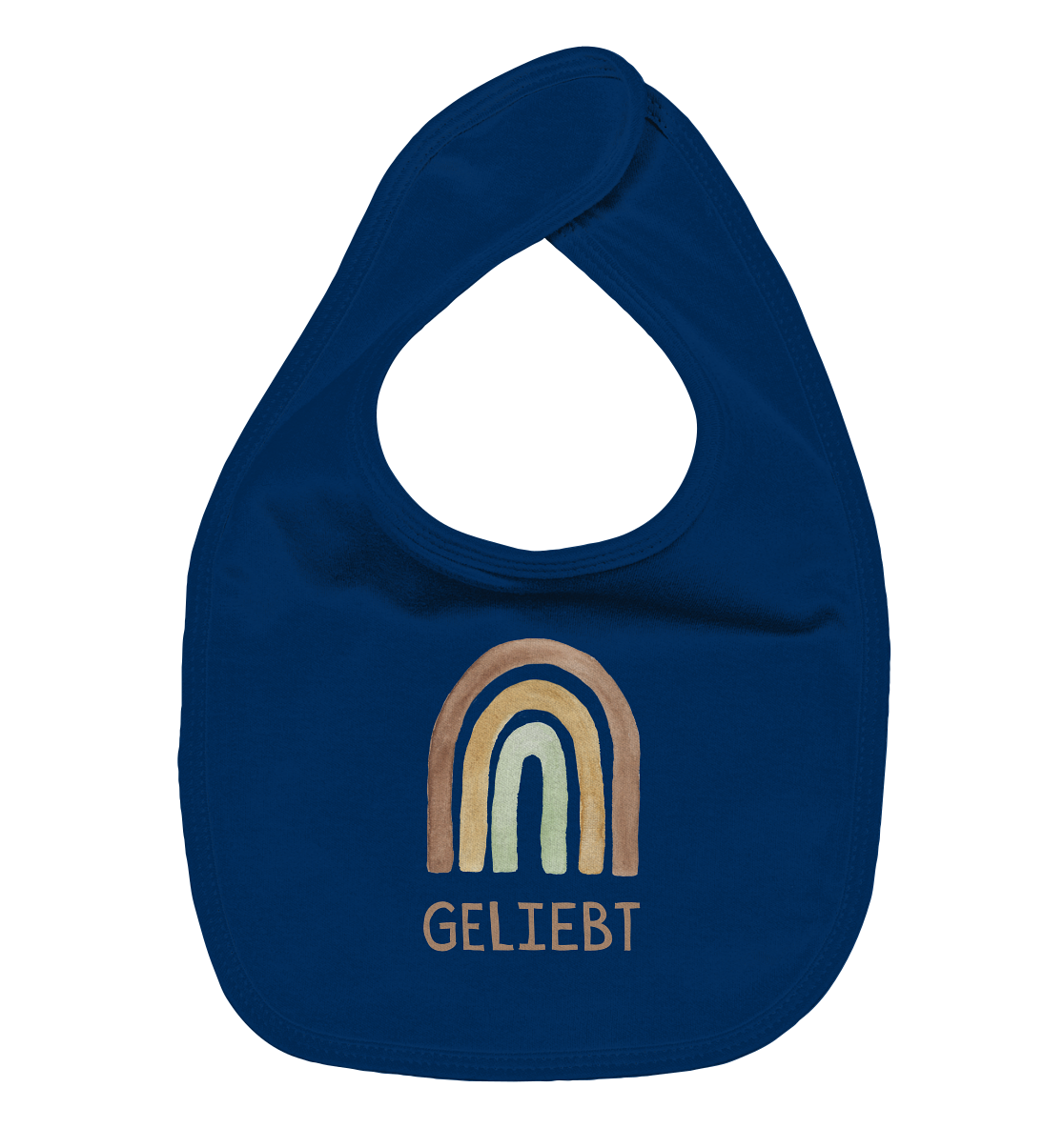 Geliebt Regenbogen grün - Organic Baby-Lätzchen - wertvoll und geliebt 
