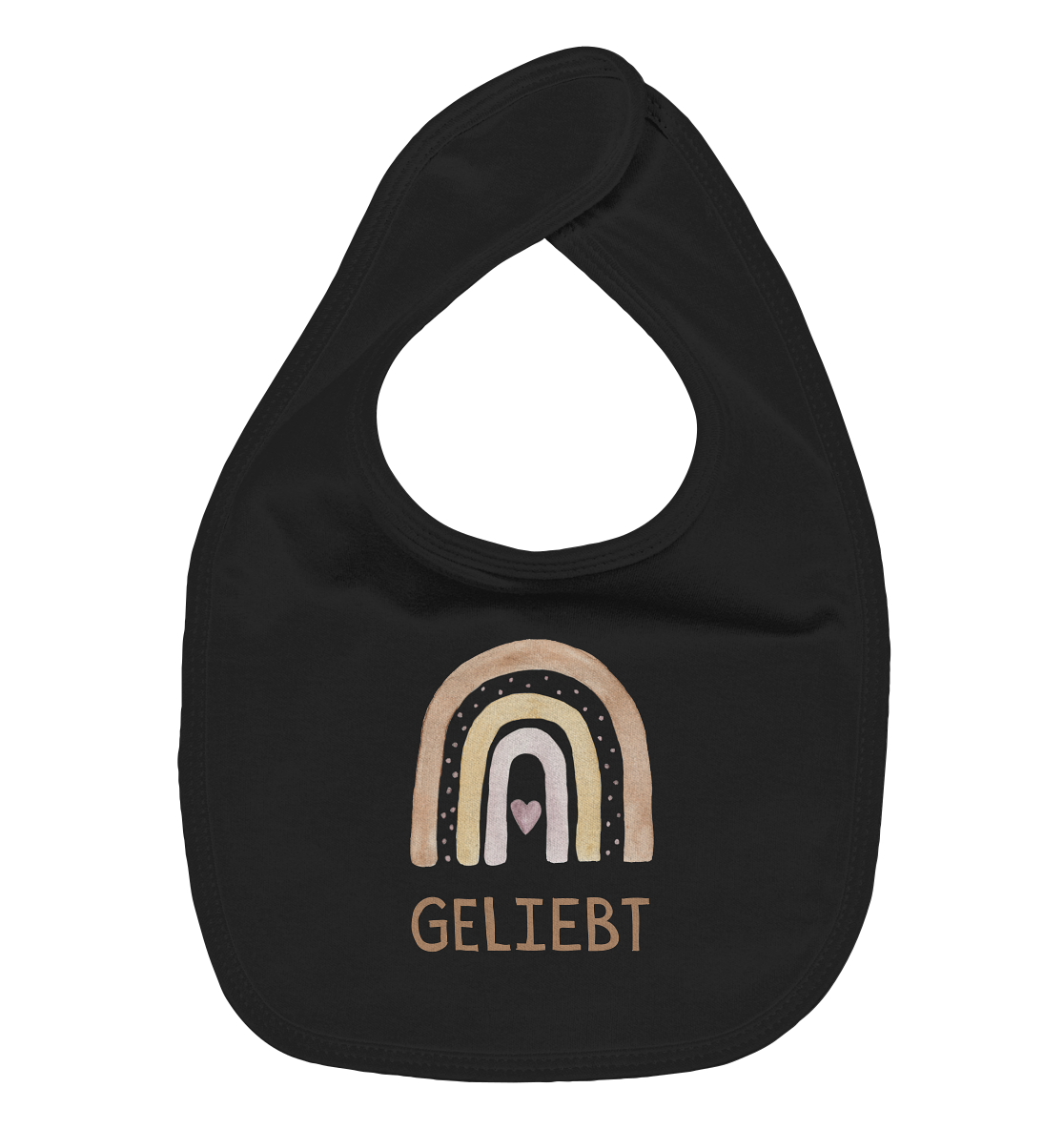 Geliebt Mädchen - Organic Baby-Lätzchen - wertvoll und geliebt 