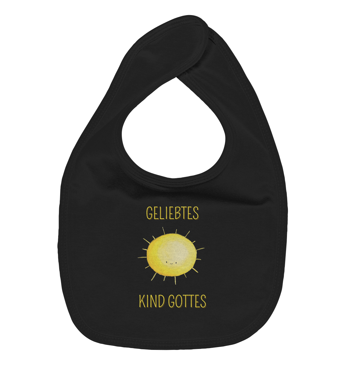 Geliebtes Kind Gottes - Organic Baby-Lätzchen - wertvoll und geliebt 