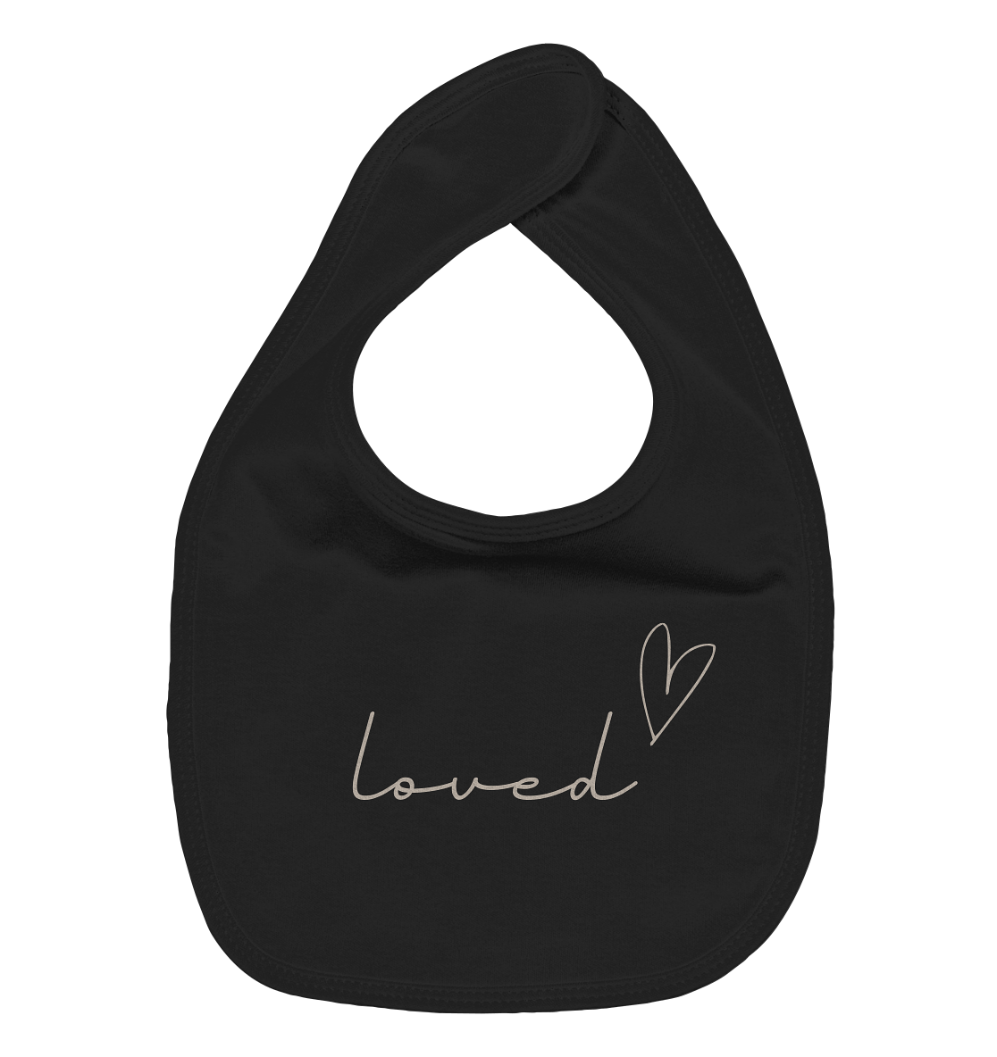 loved - Organic Baby-Lätzchen - wertvoll und geliebt 