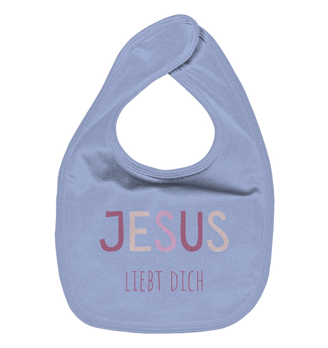 Jesus liebt dich Mädchen - Organic Baby-Lätzchen - wertvoll und geliebt 