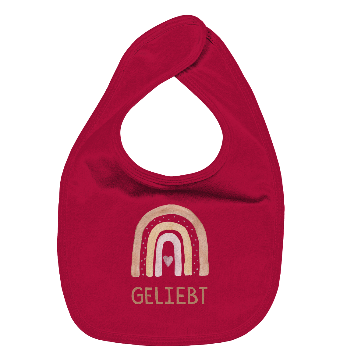 Geliebt Mädchen - Organic Baby-Lätzchen - wertvoll und geliebt 