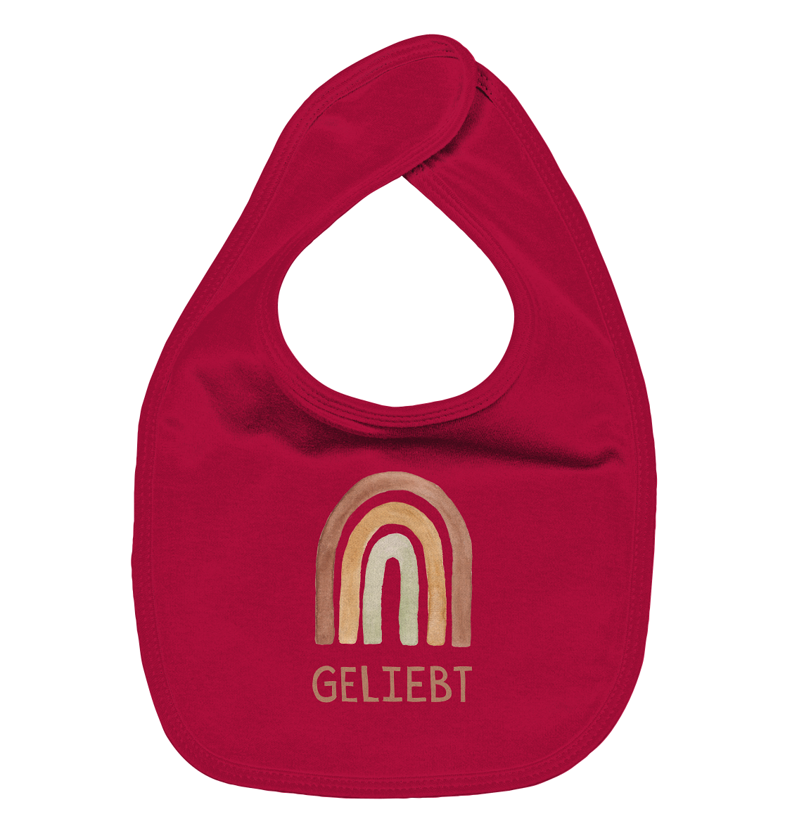 Geliebt Regenbogen grün - Organic Baby-Lätzchen - wertvoll und geliebt 
