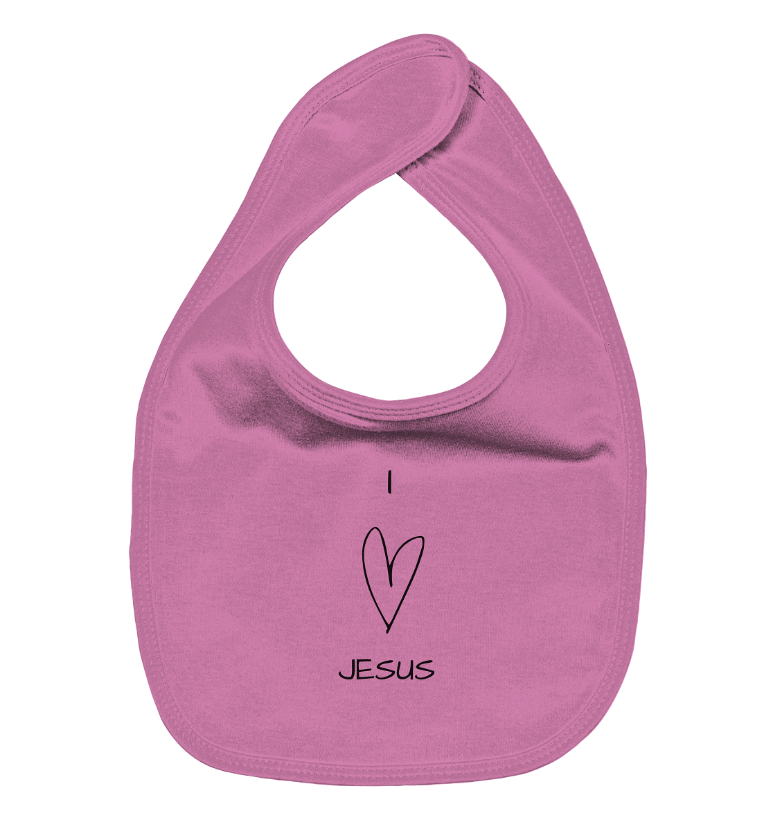 I love Jesus - Organic Baby-Lätzchen - wertvoll und geliebt 